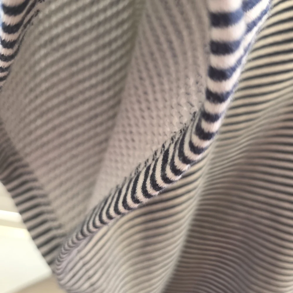 J. Crew Light Gray and White Textured Poncho M/L 1452
